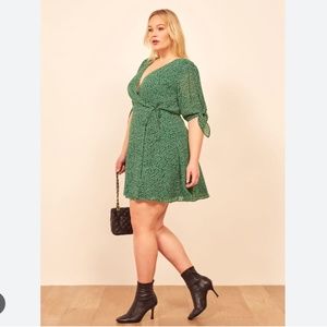Reformation Sammy Wrap Dress 1X